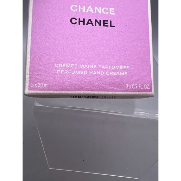 Chanel Fragrance Chance Hand Creams Gift Sets 3x20ML 3x0.7 FL.OZ - Picture 3 of 7